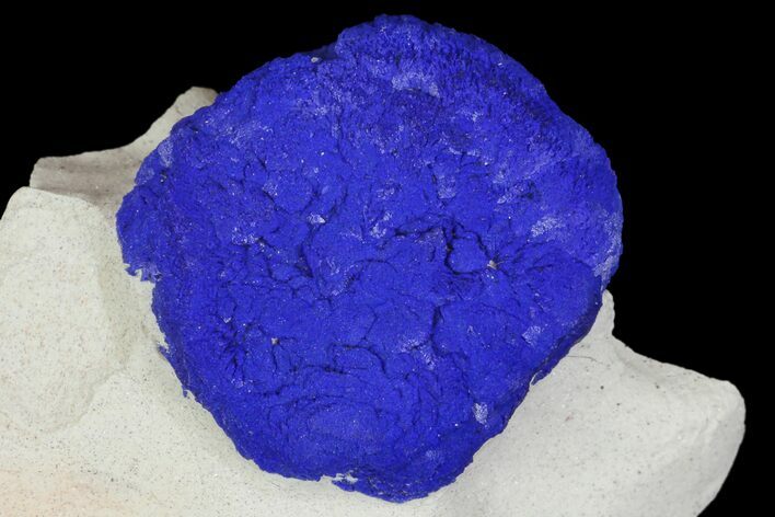 Blue Azurite Sun on Siltstone - Australia #142760